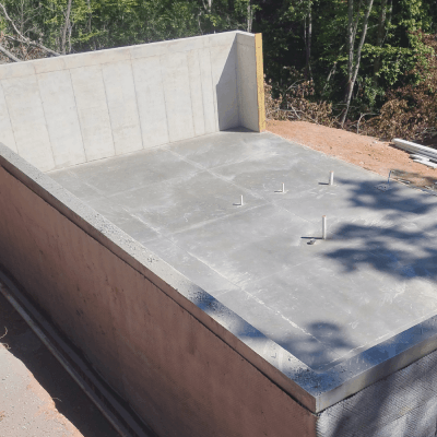 Retaining Wall Installation